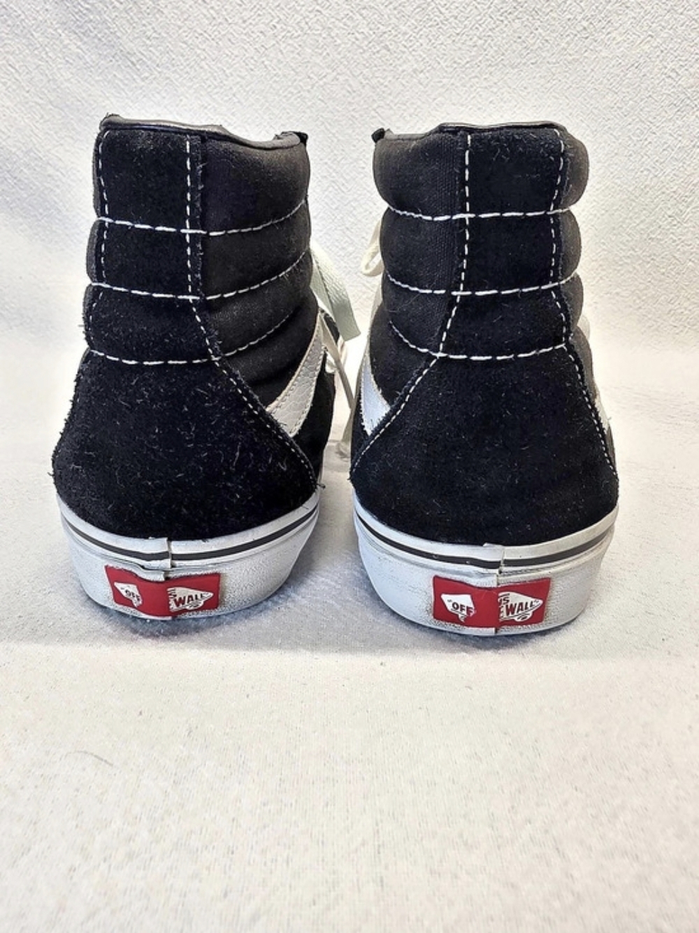 Vans Sk8-Hi Black & White High-Top Sneakers US 7.5 - Picture 4 of 9